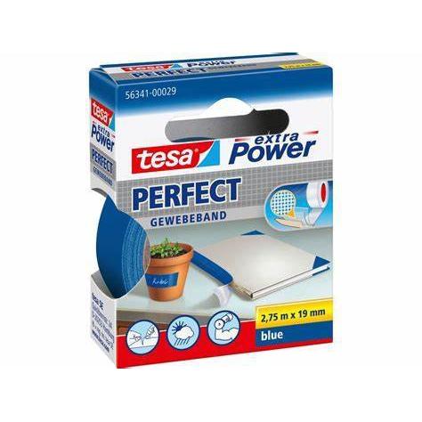 Tesa Extra Power Perfect / Blauw / 2.75x19-THR (ijzerwaren)-Bouwhof shop (6839480778928)