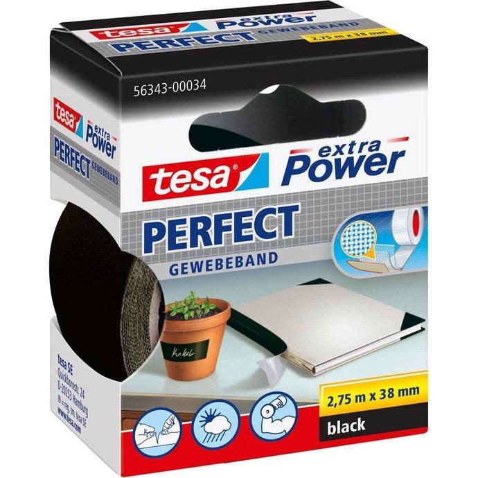 Tesa Extra Power tape 38 mm. x 2.75 meter zwart-AKZO NOBEL COATINGS (ijzerwaren)-Bouwhof shop