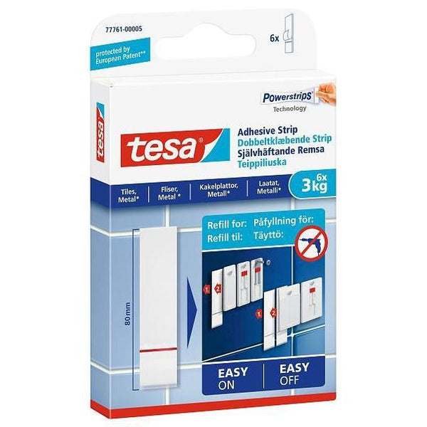 TESA POWERSTRIPS TEGEL&METAAL 3KG-AKZO NOBEL COATINGS (ijzerwaren)-Bouwhof shop (6149566202032)