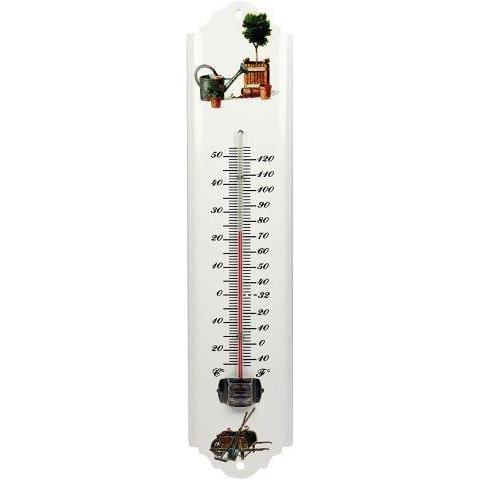 THERMOMETER METAAL WIT 30 CM. Default Title (6135175676080)