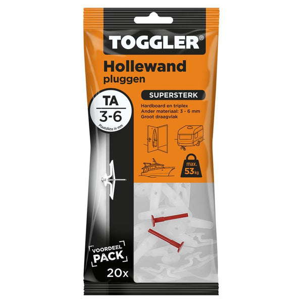 TOGGLER HOLLEWAND PLUG TA (20 ST.)-INSTAR HOLLAND (Toggler)-Bouwhof shop (6139160887472)