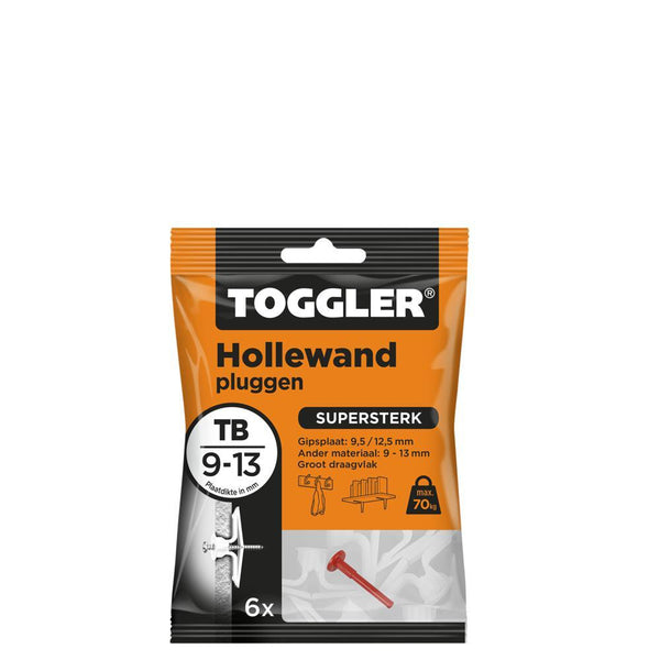 TOGGLER HOLLEWAND PLUG TB (6 ST.)-INSTAR HOLLAND (Toggler)-Bouwhof shop (6139162820784)