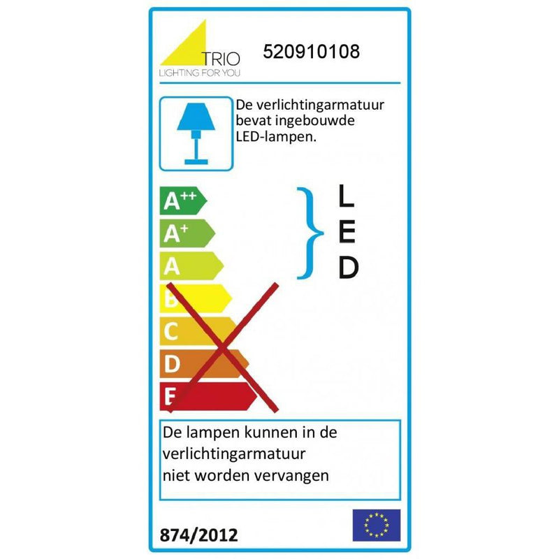 TRIO tafellamp Bergamo (incl. 1 x SMD. 12W. 3000K. 1100Lm)-TRIO LIGHTING (verlichting)-Bouwhof shop (6936645370032)