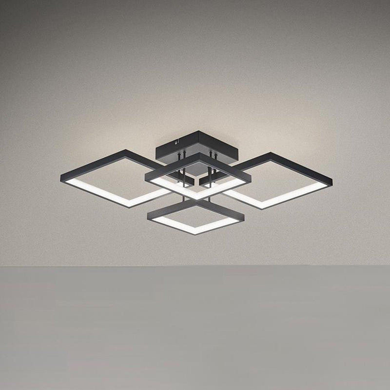 Trio - Plafonnière Sorrento mat zwart-TRIO LIGHTING (verlichting)-Bouwhof shop (6936647139504)