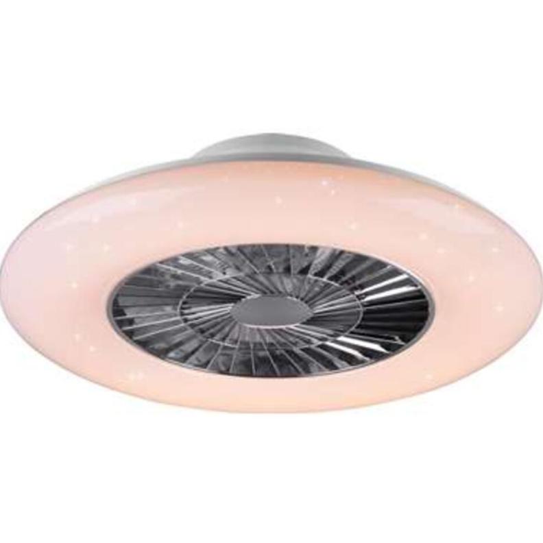Trio Reality Visby plafondlamp/-ventilator- wit- LED-TRIO (verlichting)-Bouwhof shop