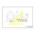 Trio plafondlamp cento (incl. 1 X smd. 5.5W. 3000K. 450Lm)-TRIO INTERNATIONAL GMBH-Bouwhof shop (6135623123120)