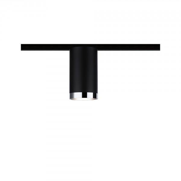 URail Spot Tube max 10W GU10 Zwart mat/chroom 230V-VAN SPIJK | PAULMANN-Bouwhof shop (6627258204336)