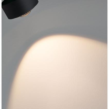 URail spot Aldan 1x9W zwart mat/chroom 230V met/kst 2700K dimbaar-VAN SPIJK | PAULMANN-Bouwhof shop (6627257843888)