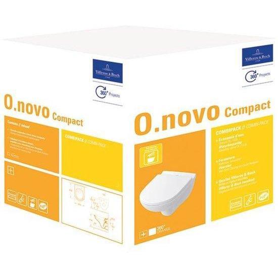 V&B closet O.NOVO Compact, ker, wit, (dxhxb) 490x350x360mm, wand-TECHNISCHE UNIE [BO] (sanitair) 1404748-Bouwhof shop (6135127998640)