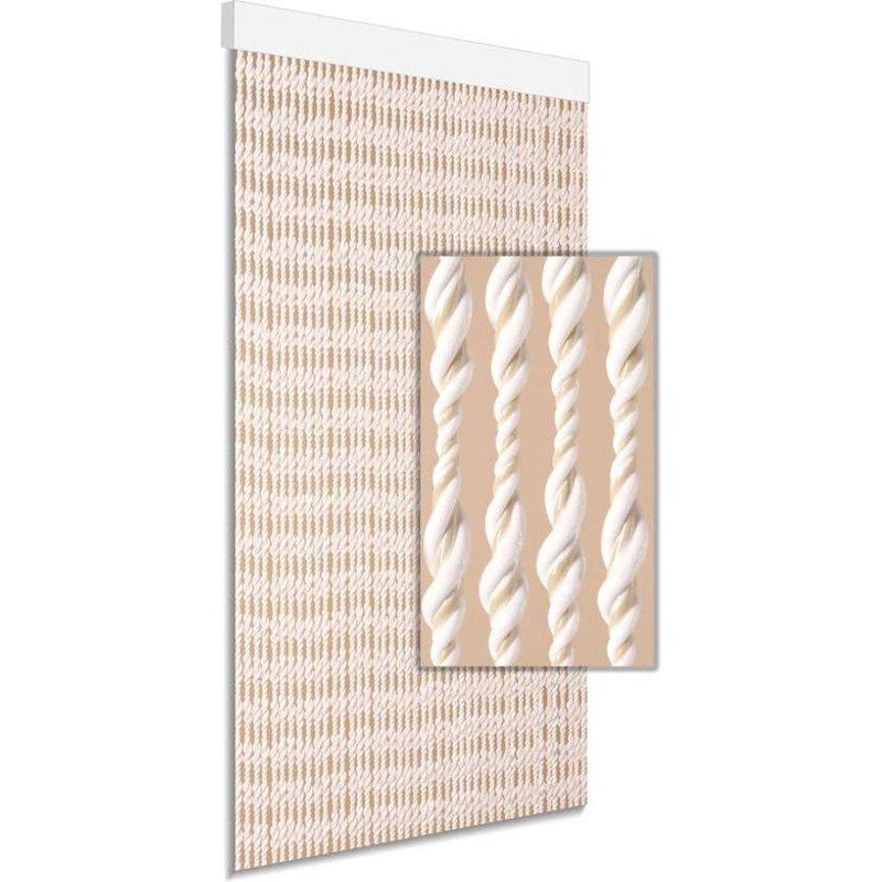 VLIEGENGORDIJN EMBER BEIGE-WIT 90X210-DEGOR-Bouwhof shop (6170257883312)