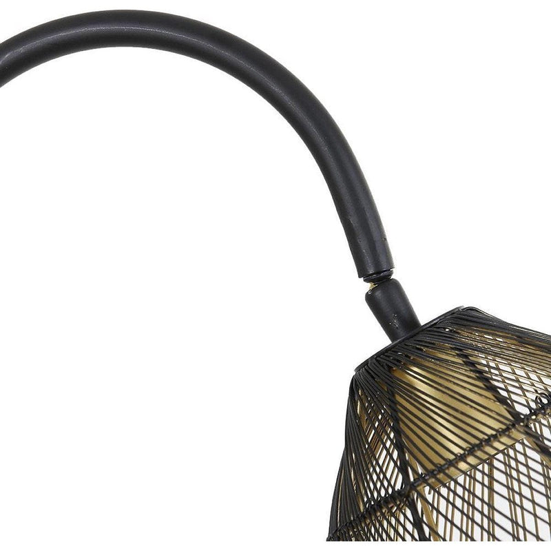 Vloerlamp 34x30.5x172 cm MEYA mat zwart + goud-LIGHT & LIVING [BO] (verlichting)-Bouwhof shop (6766268973232)