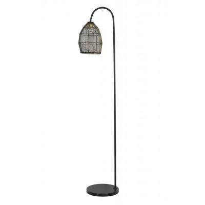 Vloerlamp 34x30.5x172 cm MEYA mat zwart + goud-LIGHT & LIVING [BO] (verlichting)-Bouwhof shop (6766268973232)