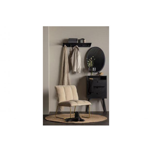 WOOOD Fie fauteuil ribstof zand-DE EEKHOORN [BO] (wonen)-Bouwhof shop (6691011592368)