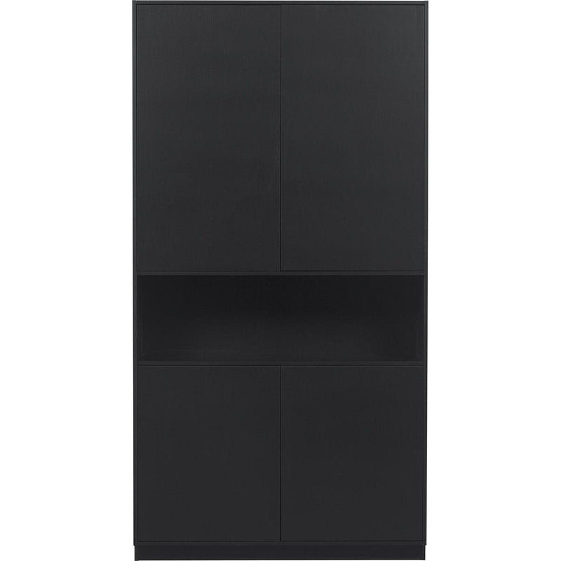 WOOOD Finca opbergkast 110cm zwart [fsc]-DE EEKHOORN [BO] (wonen)-Bouwhof shop