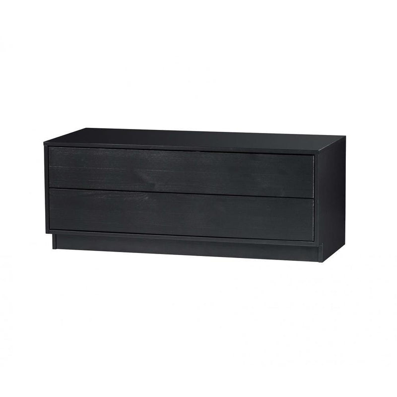 WOOOD Finca tv meubel 100cm grenen zwart [fsc]-DE EEKHOORN [BO] (wonen)-Bouwhof shop