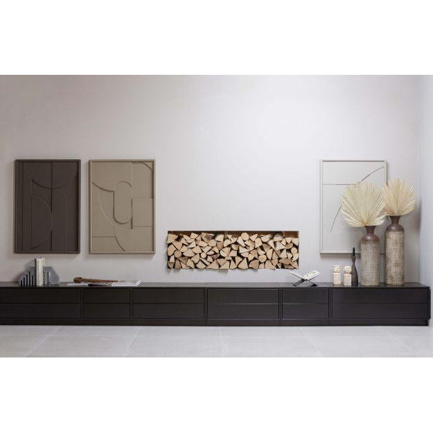 WOOOD Finca tv meubel grenen zwart 75 cm-DE EEKHOORN [BO] (wonen)-Bouwhof shop