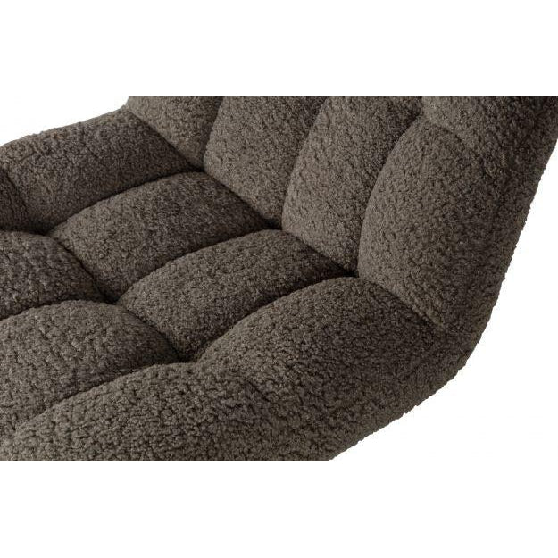 WOOOD Job draaifauteuil teddy groen-DE EEKHOORN [BO] (wonen)-Bouwhof shop