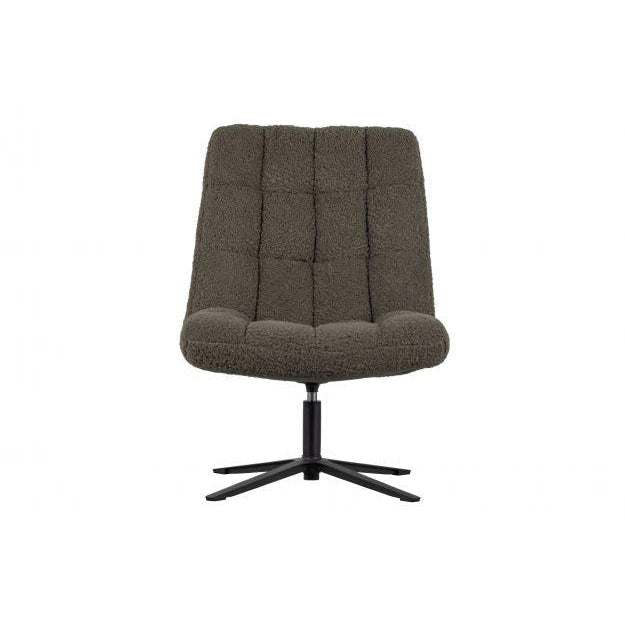 WOOOD Job draaifauteuil teddy groen-DE EEKHOORN [BO] (wonen)-Bouwhof shop