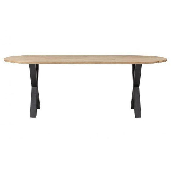 WOOOD Tablo tafel ovaal eiken onbehandeld [fsc] Alkmaar poot-DE EEKHOORN [BO] (wonen)-Bouwhof shop (6727137657008)