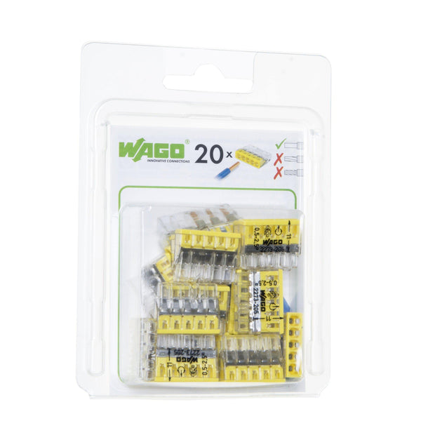 WAGO 4V LASKLEM MINI 4X0.5-2.5 ROOD 20 STUKS OP BLISTER-BESLI (installatie)-Bouwhof shop (6214594822320)