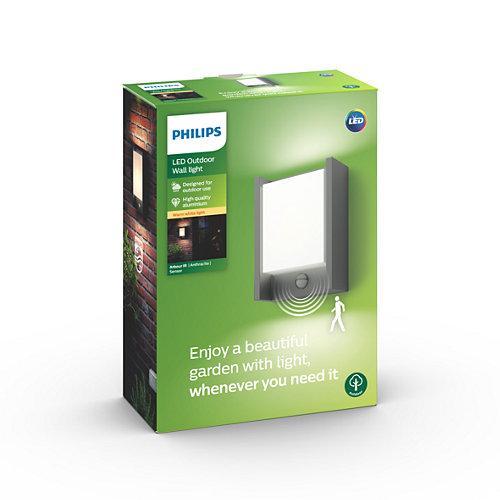 WANDLAMP PHILIPS ARBOUR ANTRACIET 1X6W-PHILIPS NEDERLAND (verlichting)-Bouwhof shop (6135136878768)