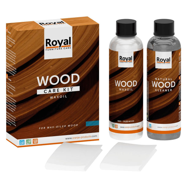 WAXOIL WOOD CARE KIT + CLEANER-ORANJE FURNITURE CARE-Bouwhof shop (6207495471280)