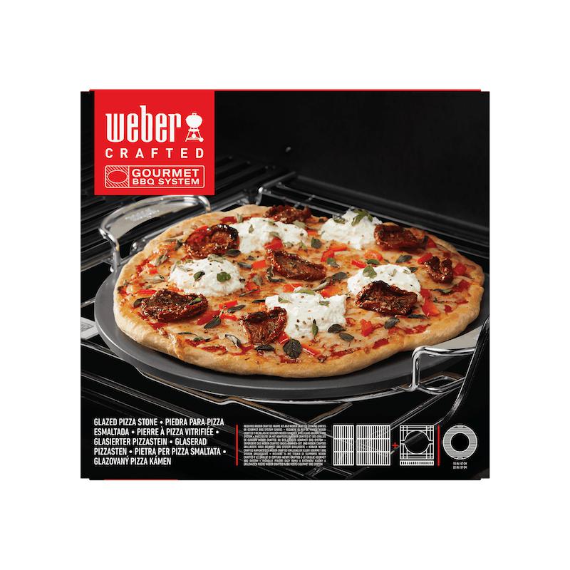 Weber Crafted gourmet BBQ System-geglazuurde pizzasteen-WEBER-STEPHEN-Bouwhof shop