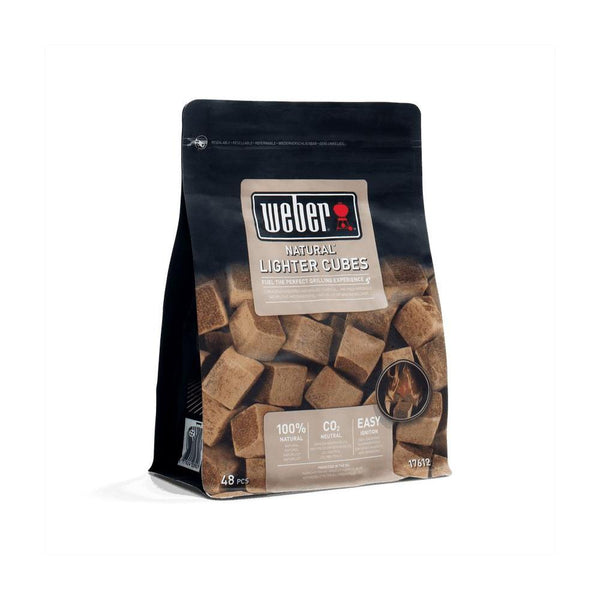 WEBER AANMAAKBLOKJES 48 STUKS BRUIN ECOLOGISCH-WEBER-STEPHEN [BO]-Bouwhof shop (6143413158064)