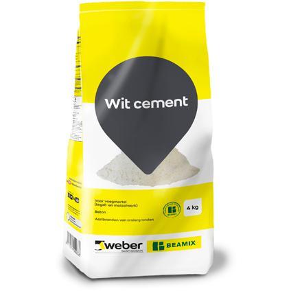 WEBER BEAMIX WIT CEMENT 4 KG.-WEBER BEAMIX-Bouwhof shop (6167871455408)