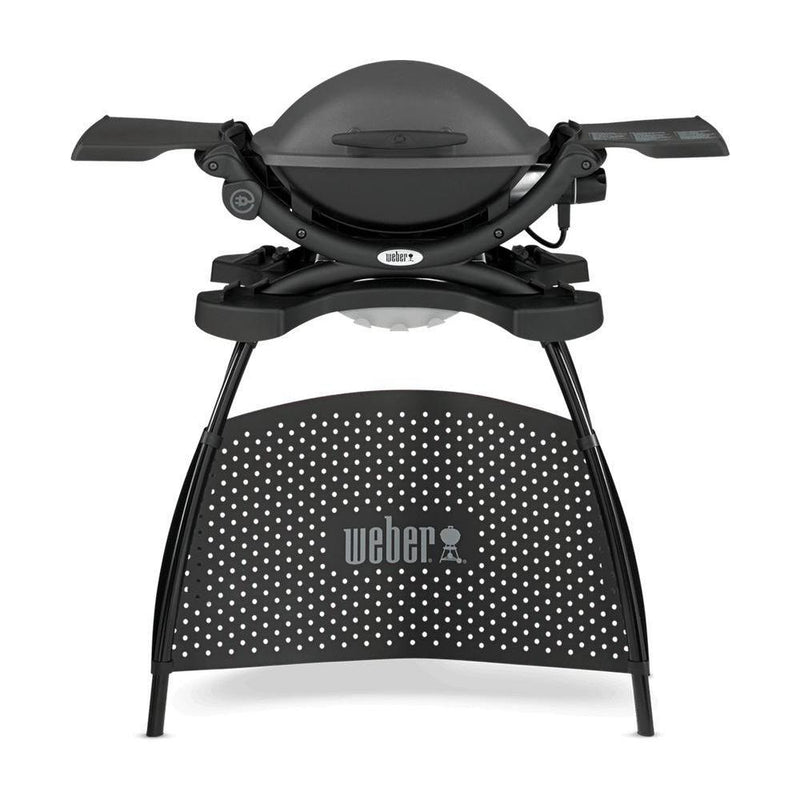 Weber Q 1400 elektrische barbecue met standaard Dark Gray-WEBER-STEPHEN [BO]-Bouwhof shop (6212939219120)