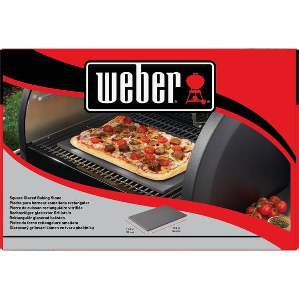 Weber vierkante geglazuurde grillsteen 30x44cm-WEBER-STEPHEN-Bouwhof shop