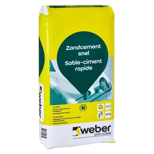 WEBER ZANDCEMENT SNEL 20 KG.-WEBER BEAMIX-Bouwhof shop (6146880471216)