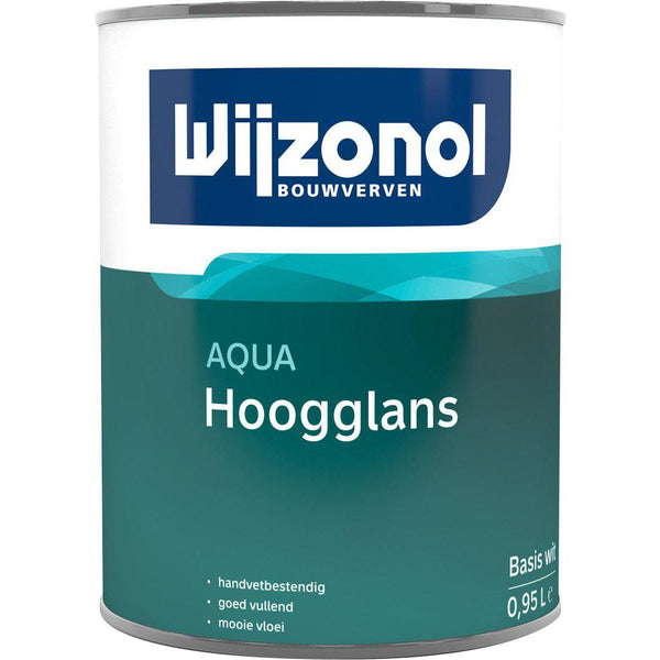 Wijzonol aqua hoogglans bw 900 ml.-MOOIJ VERF-Bouwhof shop (6964087816368)