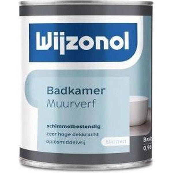 WIJZONOL BADKAMERVERF MAT BW 2.45 LITER-MOOIJ VERF-Bouwhof shop (6181977686192)