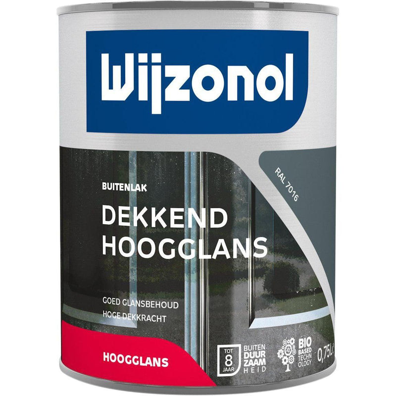 Wijzonol dekkend hoogglans 750 ml. 7016 (7087412117680)