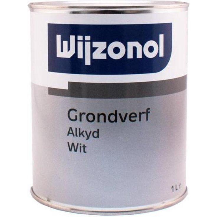 WIJZONOL GRONDVERF WIT 1 LITER-MOOIJ VERF-Bouwhof shop (6138309902512)