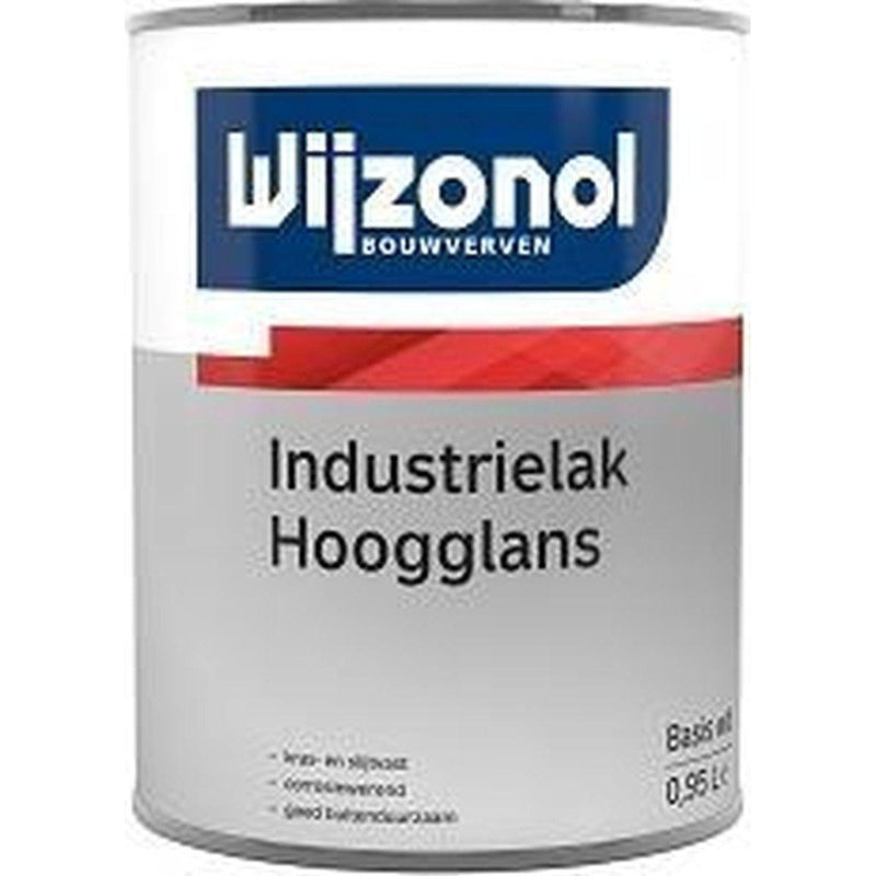 Wijzonol industrielak hoogglans bw 950 ml.-MOOIJ VERF-Bouwhof shop (6535799799984)