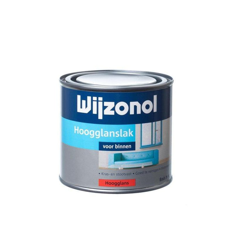 WIJZONOL INT HOOGGLANS AQ WIT 500 ML.-MOOIJ VERF-Bouwhof shop (6535801766064)