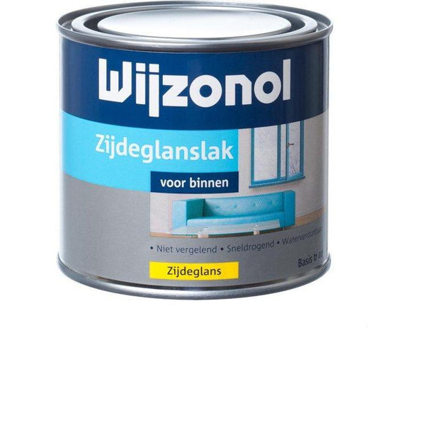 WIJZONOL INT ZIJDEGLANS AQ WIT 500 ML.-MOOIJ VERF-Bouwhof shop (6180759011504)