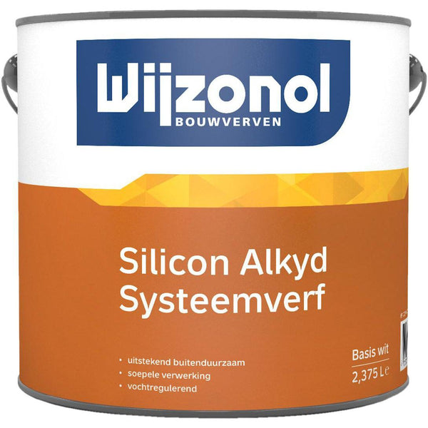 Wijzonol sil. Alkyd systeemverf bw 2.375 Liter-MOOIJ VERF-Bouwhof shop (6535791345840)