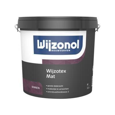 WIJZOTEX MAT 10 LITER WIT RAL 9010-Paint-Bouwhof shop (6138309935280)