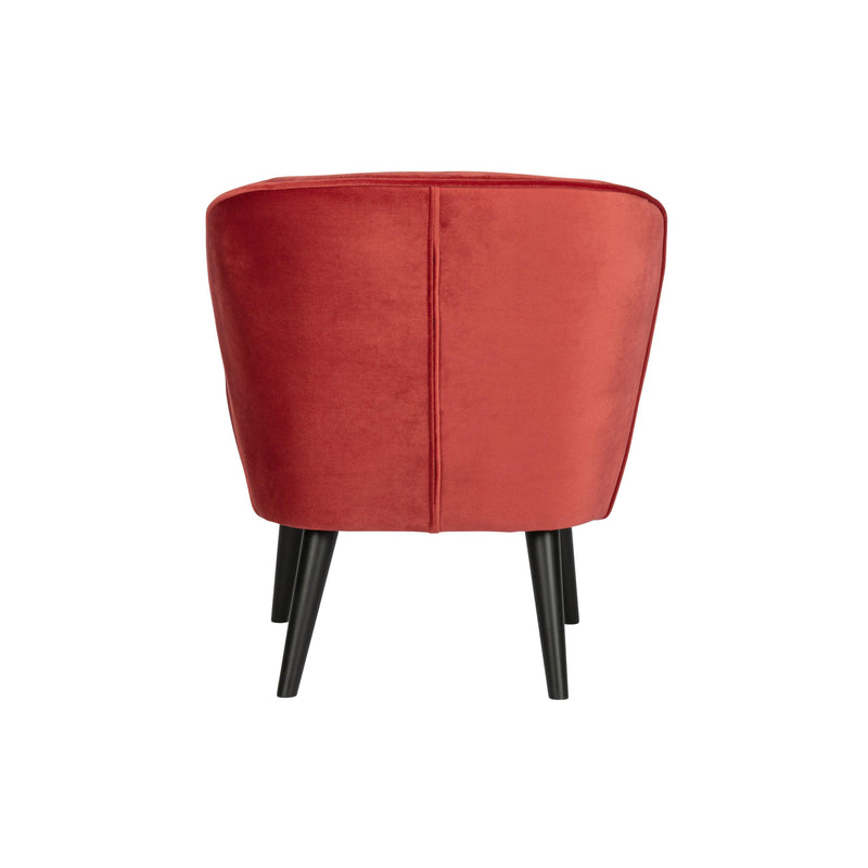 WOOOD SARA FAUTEUIL FLUWEEL RASPBERRY-DE EEKHOORN [BO]-Bouwhof shop (6152594325680)