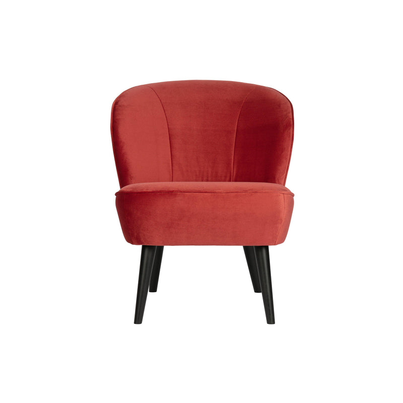 WOOOD SARA FAUTEUIL FLUWEEL RASPBERRY-DE EEKHOORN [BO]-Bouwhof shop (6152594325680)